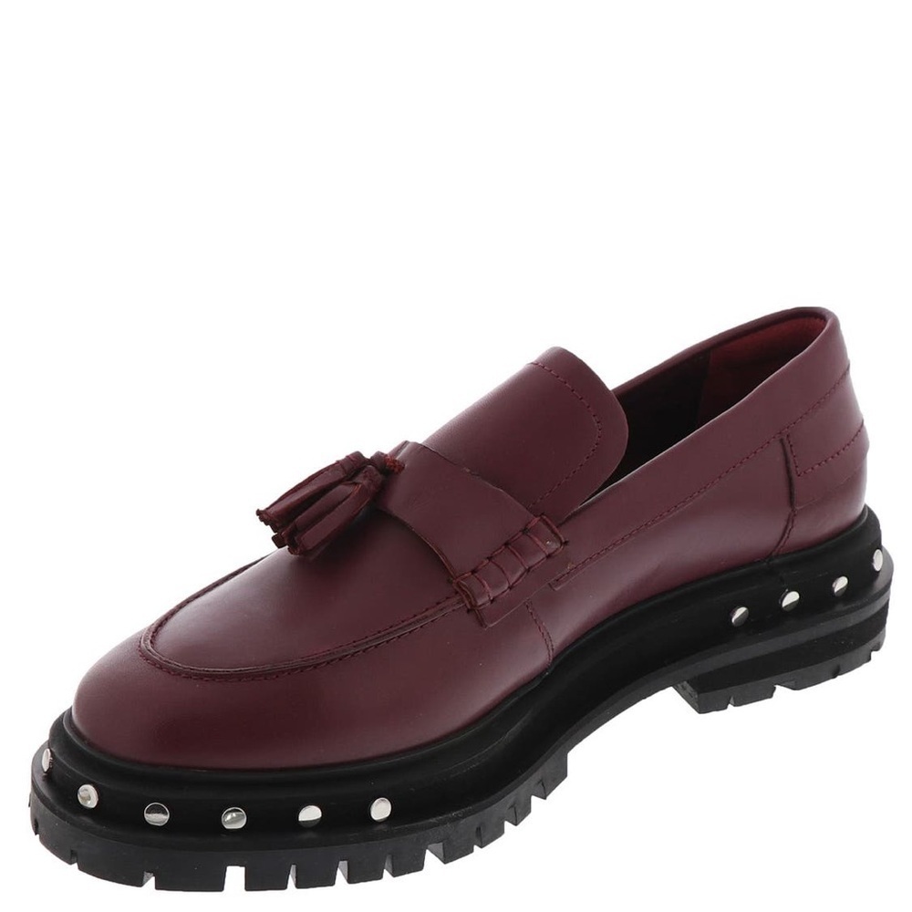 Free People Teagan Tassel Loafer Mulberry Size 6 NWOT